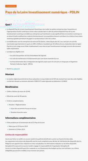 Le DPLIN, montant, bénéficiaires, avantages